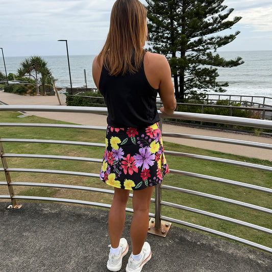 Gym Girl Skirt Floralicious Print