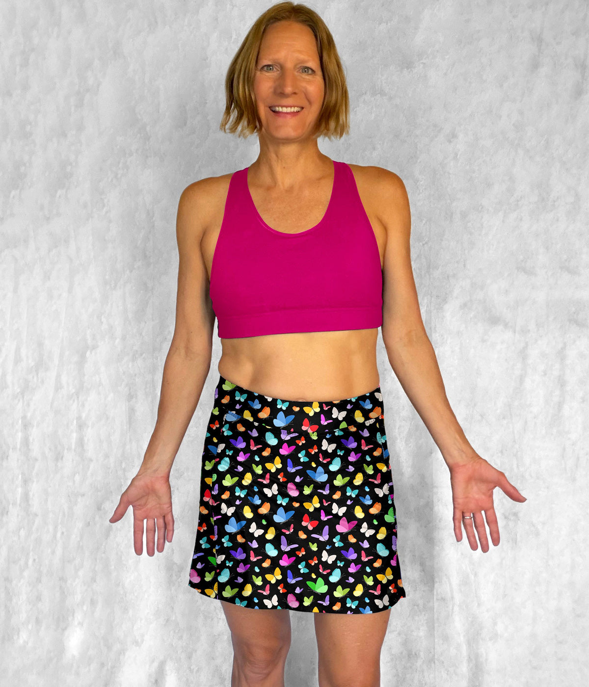 Jaguar Skirt Flight Print