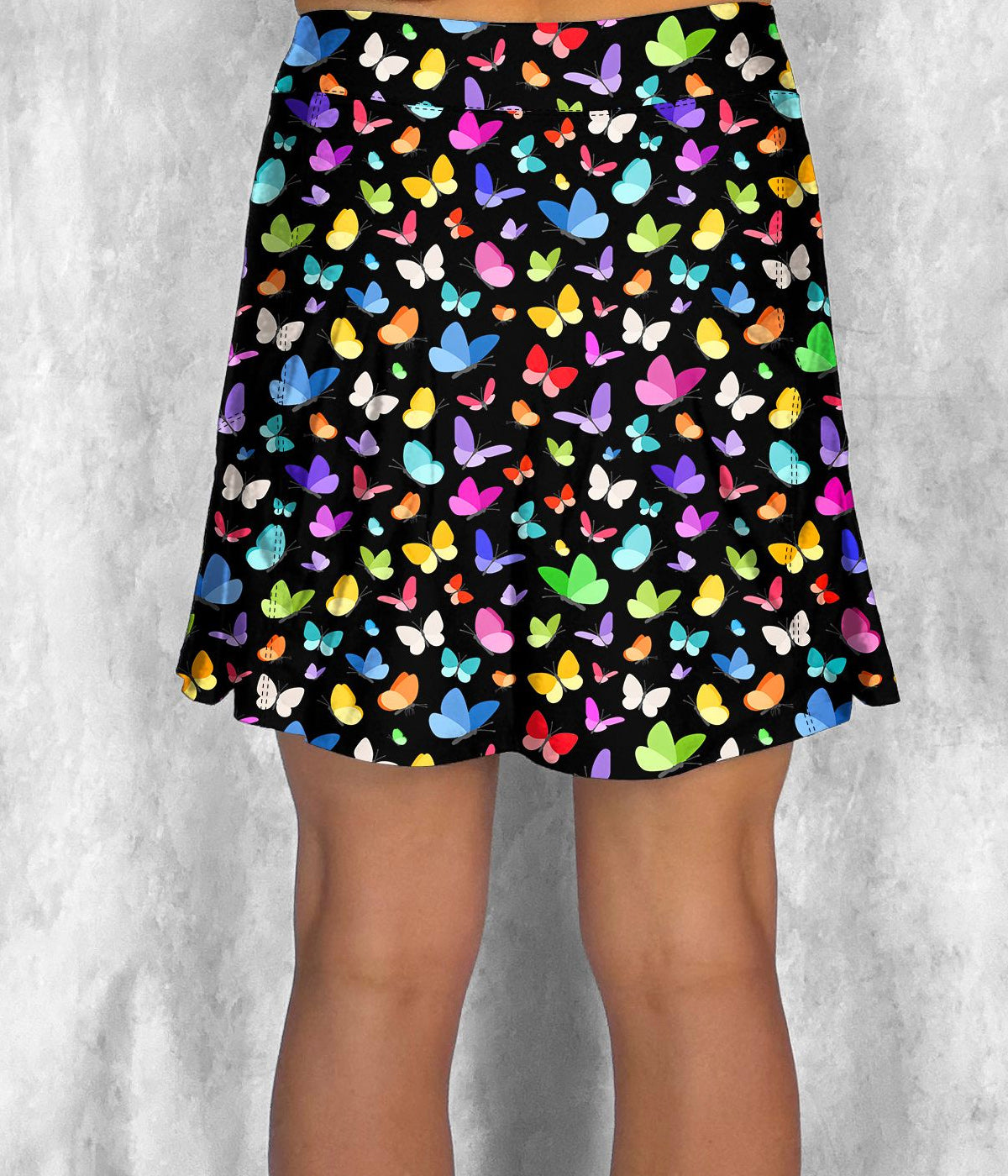 Jaguar Skirt Flight Print