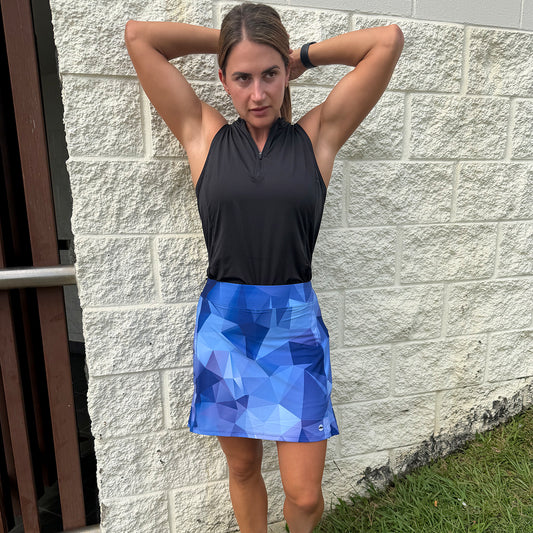 Jaguar Skirt Origami Print